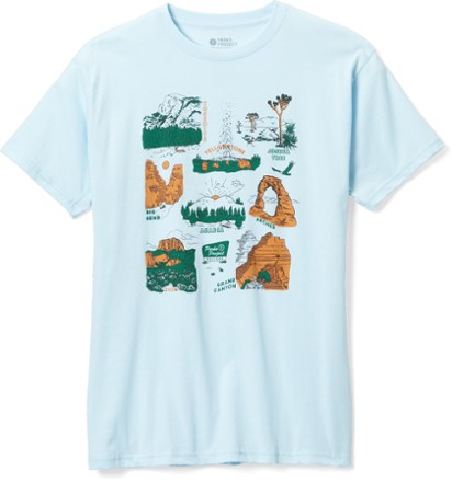 Parks Project - National Park Welcome T-Shirt - LIGHT BLUE