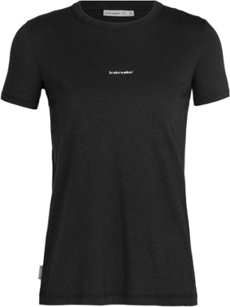 Icebreaker - Central T-Shirt - Womens - BLACK