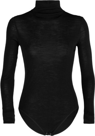 Icebreaker - Queens Long-Sleeve High-Neck Base Layer Bodysuit - Womens