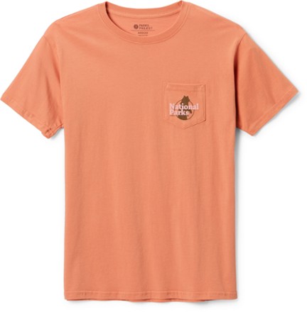 Parks Project - Our National Parks Pocket T-Shirt - TERRACOTTA