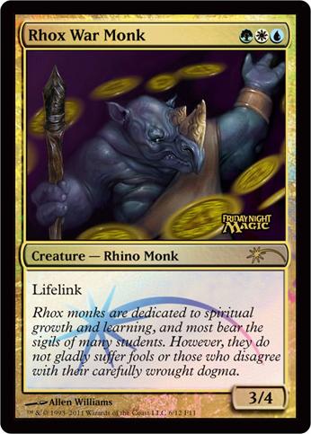 Rhox War Monk - Foil FNM 2011