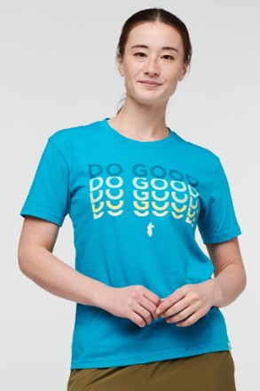 Cotopaxi - Do Good Repeat T-Shirt - Womens - MINERAL BLUE