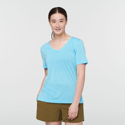 Cotopaxi - Paseo Travel T-Shirt - Womens - BLUE SKY