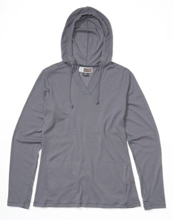 ExOfficio - Bugsaway Lumen Hoodie - Womens - STEEL ONYX