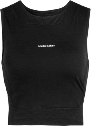 Icebreaker - ZoneKnit Cropped Bra-Tank Top - Womens