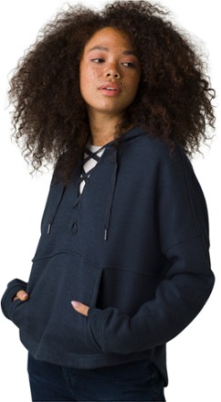 prAna - Cozy Up Illana Hoodie - Womens - NAUTICAL HEATHER