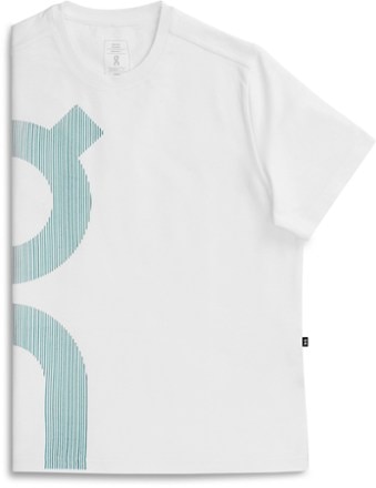 On - Graphic-T T-Shirt - WHITE/SEA