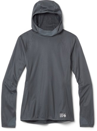Mountain Hardwear - AirMesh Hoodie - Womens - BLUE SLATE