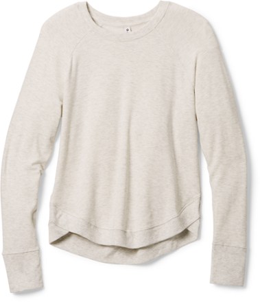 Athleta - Mindset Sweatshirt - Womens - FOG GREY HEATHER