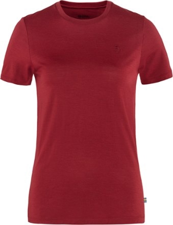 Fjallraven - Abisko Wool Shirt - Womens - POMEGRANATE RED