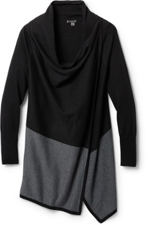 Smartwool - Edgewood Wrap Sweater - Womens - BLACK