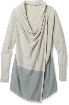 Smartwool - Edgewood Wrap Sweater - Womens - ASH HEATHER