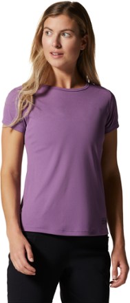 Mountain Hardwear - Wicked Tech T-Shirt- Womens - VERVAIN