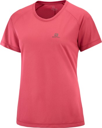 Salomon - Cross Rebel T-Shirt - Womens - EARTH RED