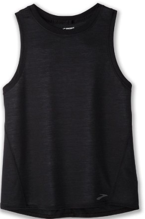 Brooks - Distance Tank Top - Womens - BLACK