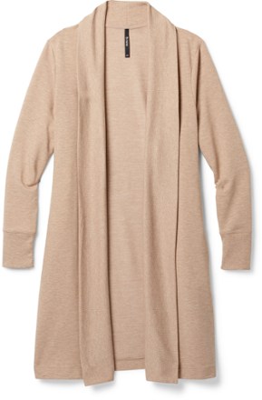 MPG - Exhale Cardigan - Womens - HEATHER MOCHA