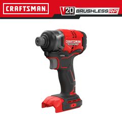 CRAFTSMAN - CMCF813B - V20 RP 20-Volt Max 1/4-in Variable Speed Brushless Cordless Impact Driver (Tool only)