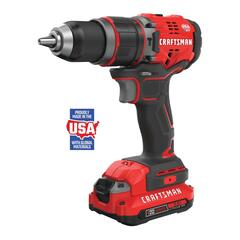 CRAFTSMAN - CMCD721D2 - V20 1/2-in 20-volt Max Variable Speed Brushless Cordless Hammer Drill (2-Batteries Included)