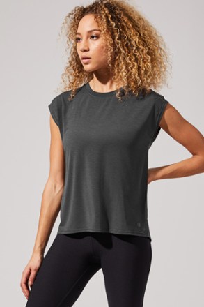 MPG - Tracker T-Shirt - Womens - HEATHER CHARCOAL
