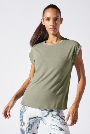 MPG - Tracker T-Shirt - Womens - OLIVE POWDER