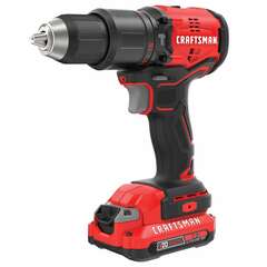 CRAFTSMAN - CMCD731D2 - V20 1/2-in 20-volt Max Variable Speed Brushless Cordless Hammer Drill (2-Batteries Included)
