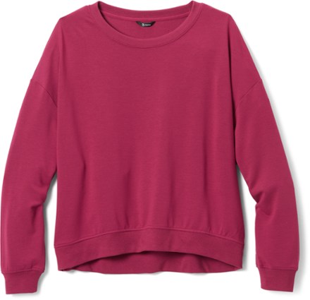 MPG - Cruise Modal Terry Cover-Up Sweatshirt - Womens - ROSE