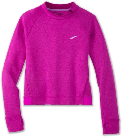 Brooks - Notch Thermal Long-Sleeve Shirt - Womens - HEATHER MAGENTA