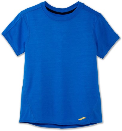 Brooks - Distance T-Shirt - Womens - BLUE BOLT