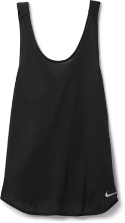 Nike - Breathe Cool Tank Top - Womens - BLACK/REFLECTIVE SILVER