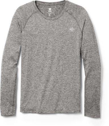 rabbit - EZ Tee Long-Sleeve T-Shirt - Womens - CHARCOAL HEATHER