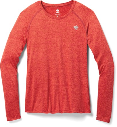 rabbit - EZ Tee Long-Sleeve T-Shirt - Womens - RIO RED