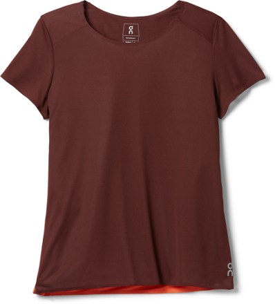 On - Performance-T Shirt - Womens - MULBERRY/SPICE