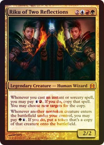 mtg riku of two reflections commander deck Legendary Creature Riku of Two Reflections (Commander)