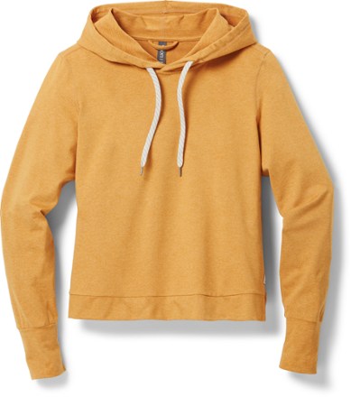 Vuori - Halo Essential Hoodie - Womens - FLAX HEATHER