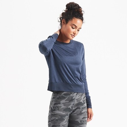 Vuori - Daydream Crew Top - Womens - INK HEATHER