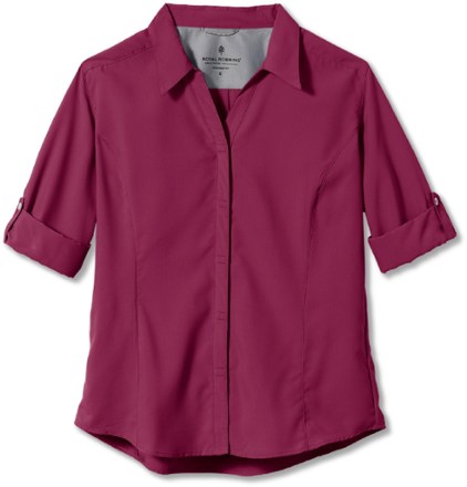 Royal Robbins - Expedition 3/4-Sleeve Shirt - Womens - BOYSENBERRY