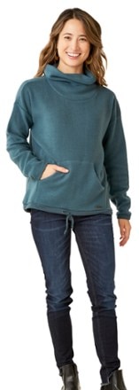 Carve Designs - Rowayton Cowl-Neck Sweater - Womens - EDEN