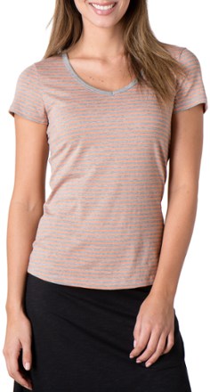 Toad&Co - Marley T-Shirt - Womens - MELON STRIPE
