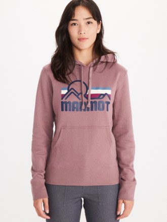 Marmot - Coastal Hoodie - Womens - DREAM STATE/ARCTIC NAVY