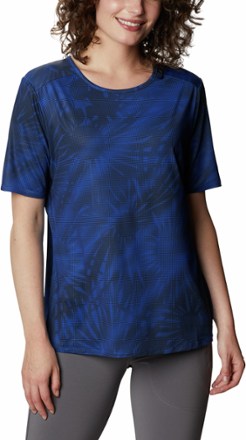Columbia - Chill River T-Shirt - Womens - LAPIS BLUE/SUNBURST PRINT