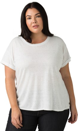 prAna - Cozy Up T-Shirt - Womens - WHITE