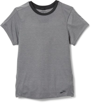 Brooks - Distance T-Shirt - Womens - SHADOW GREY