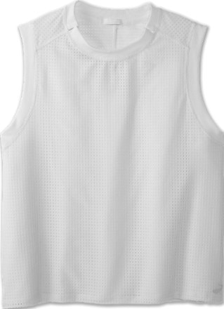 Brooks - Further Tank Top - Womens - WHITE