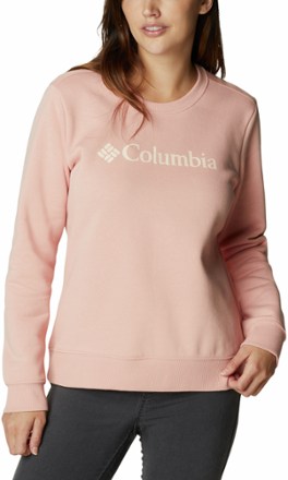 Columbia - Logo Crew Top - Womens - FAUX PINK