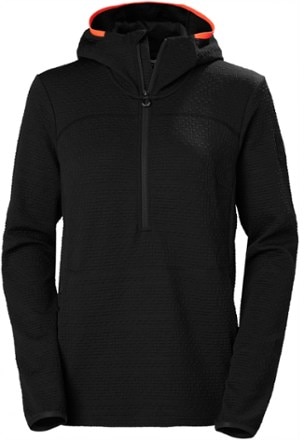 Helly Hansen - Powderqueen Mid-Layer Pullover - Womens - BLACK
