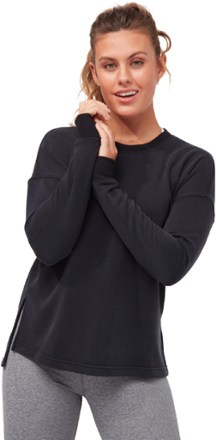 Manduka - Rise and Shine Sweatshirt - Black - Womens