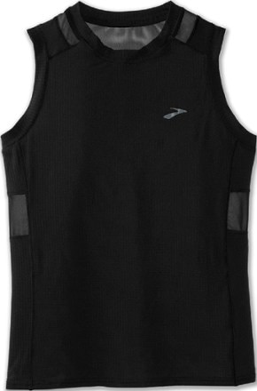 Brooks - Atmosphere Sleeveless Tank Top - Womens - BLACK