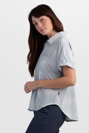 Outdoor Research - Astroman Shirt - Womens - TITANIUM PLAID