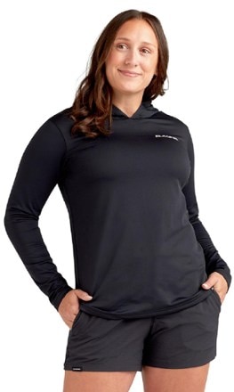 DAKINE - HD Loose Fit Rashguard Hoodie - Womens - BLACK