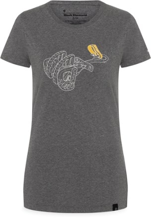 Black Diamond - BD Cam T-Shirt - Womens - CHARCOAL HEATHER